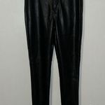 Shinestar Faux Leather Pants Vegan Skinny High Rise Leggings Stretchy Medium M Photo 0