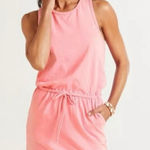 Sundry Evereve Women's Tank Dress Coral Drawstring Waist - EUC 0 Photo 0