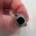 David Yurman  Black Onyx and Diamonds Petite Albion Cable Ring Photo 3