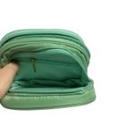 None Nylon Small Makeup Pouch Double Zipper Cosmetic Bag Travel Photo 4