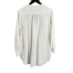 Seafolly Coverup White Beige Stripe Tunic Lightweight Beach Sun Protection Small Photo 2