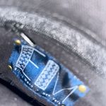 NWOT Elliot Mann Blue White Fringed Zip Photo 8