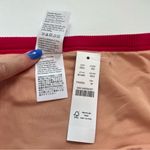 J.Crew  Ribbed Trim Hipster Full Coverage Bikini Bottom in Wild Hibiscus Size M Photo 5