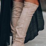 Nordstrom Suede Knee-High Heeled Boots Photo 0