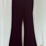 Forever 21 Wide Leg Flare Stretch Casual Pants Women’s Large Maroon Photo 0