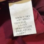 Lola Made in Italy Red Sequin Embellished Sheer Batwing Sleeve Top Size S Photo 6