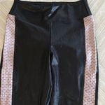 Koral  Black Women’s Leggings side stripe in a textured light pink color Size XS Photo 2