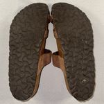 Birkenstock • Brown Leather Mayari Mocha Toe Strap Toe Loop GUC EUC Sz 39 Photo 7
