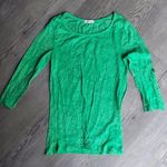 Love Culture  Juniors Medium Neon Green  Burn Out Top Photo 0