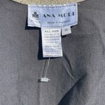 Vintage Musical Beaded Sequined Vest Ana Mori size M Black Size M Photo 8