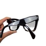 CELINE Havana Oversized Cat Eye Acetate Tortoise Shell Sunglasses Photo 12