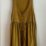 Free People  Brooke Cotton Tunic Top XS White Boho Babydoll Scoop Neck Photo 4