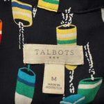 Talbots Women’s Decorative  Button Up Blouse Photo 2