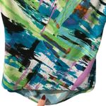 Peck & Peck  Multicolor Abstract Blouse BRAND NEW Size L Photo 9