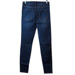 Wild Fable High Rise Skinny Dark‎ Wash Distressed Denim Jeans, Trendy Size 8 # Blue Photo 2