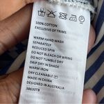 Bardot  | Striped Off-shoulder Button Down Blouse Sz 8 Photo 6