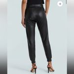 Commando Size XL Faux Leather Jogger Pants Black Closet Staple Baddie Classic Photo 12