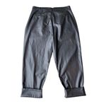 Pistola  Slate Black Faux Leather Kellin Pleated Trouser Photo 5