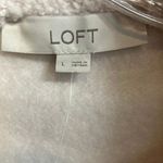 Loft 620. quarter zip oversized Snowflake Cozy Sherpa Mixed Media Sweatshirt Photo 12