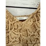 Lush Clothing LUSH Sleeveless Bodycon Animal Print Snakeskin Mini Dress Size Small‎ Tan Brown Photo 1