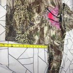 Cabela's Y2K Camo Hoodie Womens medium Green Advantage Max 1 Open Terrain Heart Photo 8