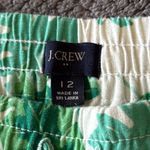 J.Crew Tropical Palm Print Linen Blend Surplus Pants Size 12 Cropped Photo 3