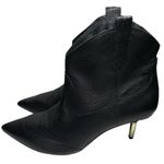 Jessica Simpson  Women’s 9.5 Black Nelda Western Cowboy Stitched Pull On Boots Photo 5
