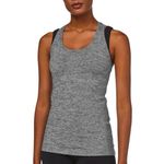 Lululemon Cool Racerback II Tank Top Heathered Black Size 8 Photo 3