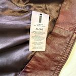 Burgundy Faux Leather Biker Vest iJeans by Buffalo XL – Chic & Edgy Red Photo 8