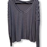 Brandy Melville Navy Striped Shirt Photo 8