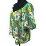 Flying Tomato Top Womens Size Medium Heart Of Marigold Woven Top Floral Photo 2