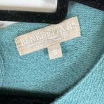 Benedetta B Made‎ In Italy Green Cashmere Wool Blend Sweater Size S Button Back Photo 3