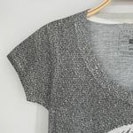 Litographs Short Sleeve Tee Small Maya Angelou I Know Why the Caged Bird Sings Gray Photo 1