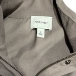 Nine West Grey Utility Bomber Jacket Large Photo 3