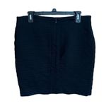 Dalia Collection  Black Mini Band Skirt with back zipper women’s size 8 Photo 1