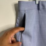 Ann Taylor The Wide Leg Dress Pant Crepe In Light Blue Textured Size 16 Workwear Photo 3