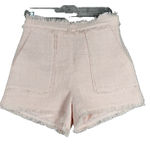 Elie Tahari Shorts Womens 8 Pink Tweed Fringe Hem Modern Chic Preppy Elle Woods Photo 0