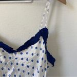 Aston Studio Posey Maxi Dress in Antique Royal Polka Dots Blue Size 10 Photo 4