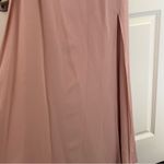 Reformation  Evelyn One Shoulder Long Blush Pink Maxi Dress with Front Slit | 2 Photo 5