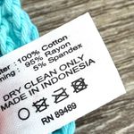 Bali Chic Blue crocheted bikini top Blue Size M Photo 7