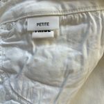 Paige  Cindy Crop white Stretch Jeans, Size 31 Petite, Like New Condition Photo 6