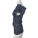 ZARA NEW  Women's Blue One Shoulder Ruched Sleeveless Knit Blouse Tank Top Size S Photo 2