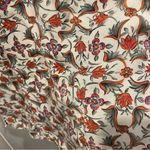 Charter Club Cute vintage 90s creamy royal garden cottagecore  floral button front blouse Photo 9