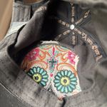 KBETHOS HAT Womens Colorful Sugar Skull Floral Embroidered Cap Rhinestone Bling Black Photo 4