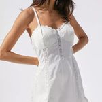 Urban Outfitters NWT  Juliette Lace Insert Romper Boho Western Corset Top Ruffle Photo 0