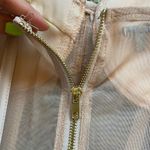 Y2K Charlotte Russe Lace Corset Bustier Light Blush Pink Size Small Photo 4