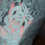 Love, Fire Light Blue Lace Dress Photo 2