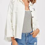 SheIn White Denim Jacket Photo 0