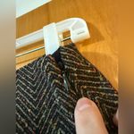 April Cornell Herringbone Skirt With Lined Lace Trim Vintage Wool Blend Large Photo 11