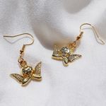 Boutique Gold Angel Earrings Photo 0